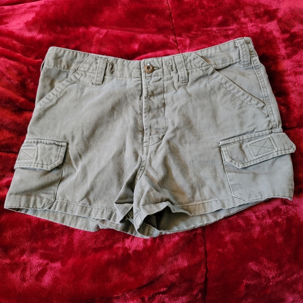 Coco Blue Shorts Button Up 90's Vintage Retro
